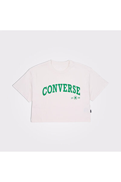 Converse Collegiate Gold Kadın Krem T-shirt