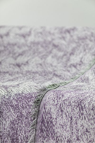 Rell Home غطاء أريكة فاخر غير قابل للانزلاق مصنوع من القطن بنسبة 100% - شال أريكة متعدد الأغراض