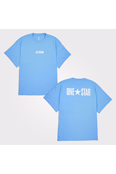 Converse One Star Erkek Mavi T-Shirt