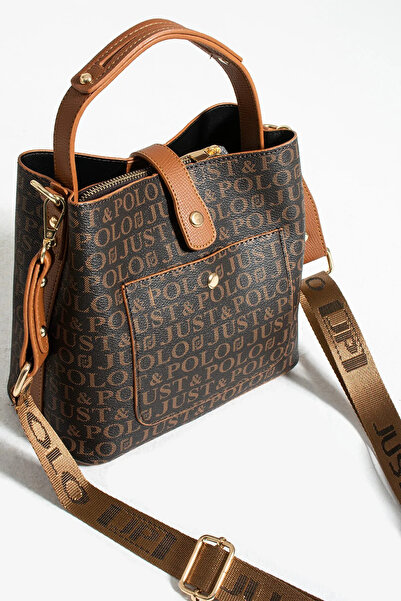 Just Polo New Season Women's Lock Detailed 3-Compartment Hand and Shoulder Ba...