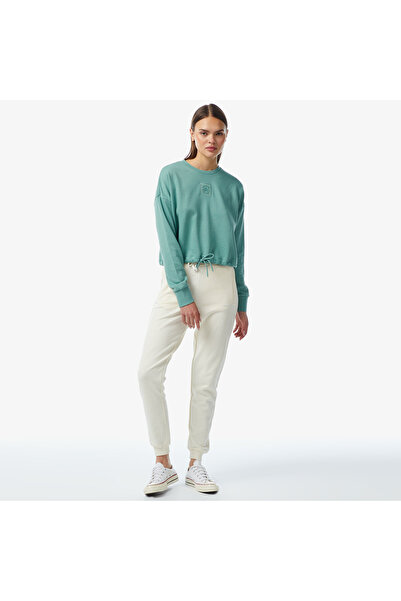 Converse Chuck Taylor Embro Crew Kadın Turkuaz Sweatshirt
