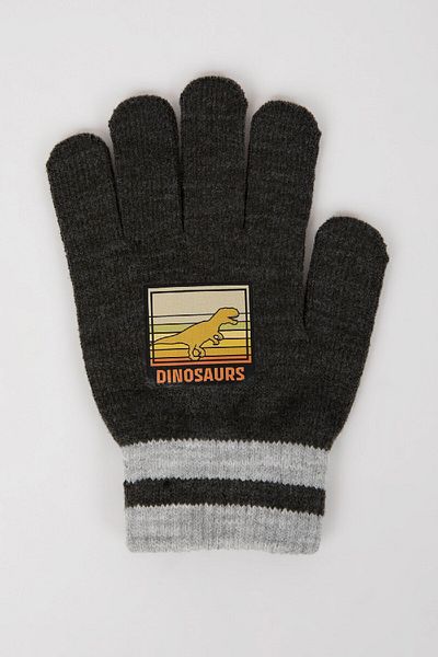 DeFacto Bedruckte Strickhandschuhe für Jungen S0406a624wn