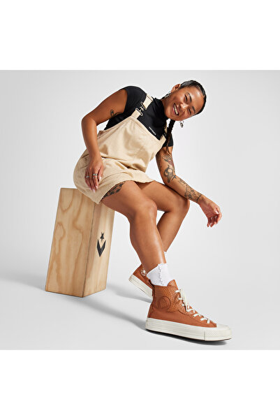Converse Chuck 70 Women's Orange Leather Sneaker
