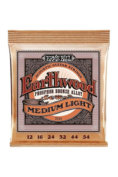 Ernie Ball P02146 Akustik Gitar Teli Regular Slinky Acoustic Bronze 012