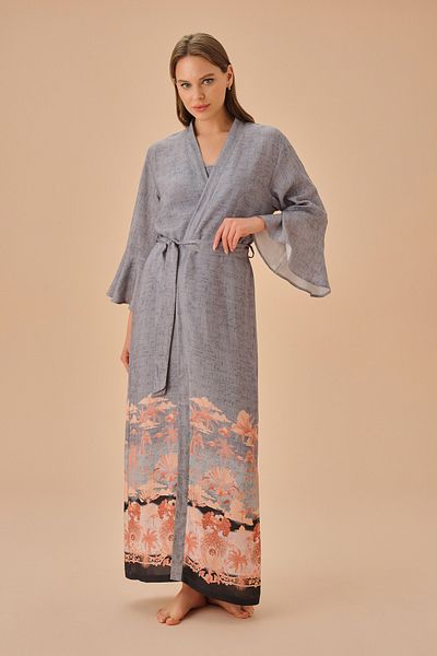 SUWEN Paradise Long Dressing Gown