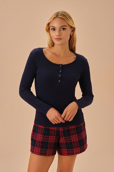 SUWEN Couple Shorts Set
