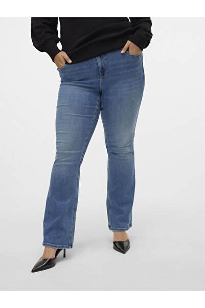Veromoda Curve Ausgestellt VMFLASH Mid Rise Ausgestellt Jeans