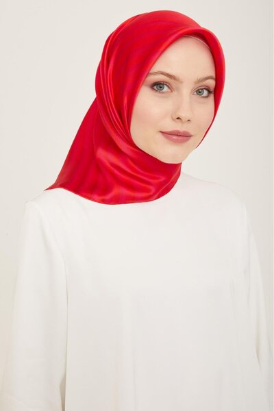 Armine Eșarfă din mătase Sura cu model degradat în dungi fucsia 9150 - 50