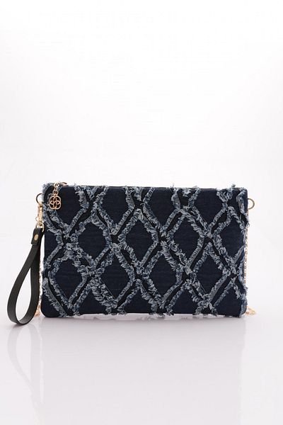 DGN Geanta de dama din denim bleumarin - 52283448