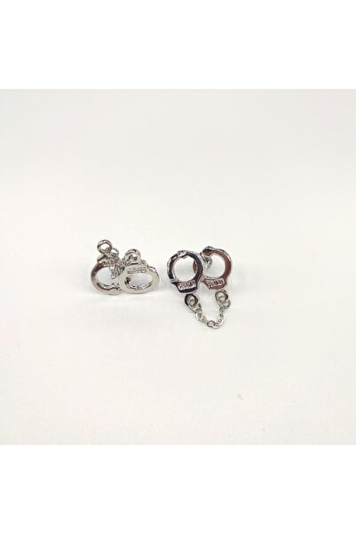 Tedz Collection أقراط دبوس فضية