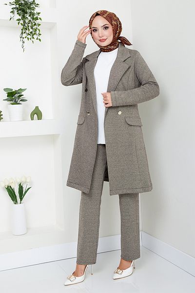 ModaMerve Vizyon 5062Sl890-M Hijab Suit - Jacketed