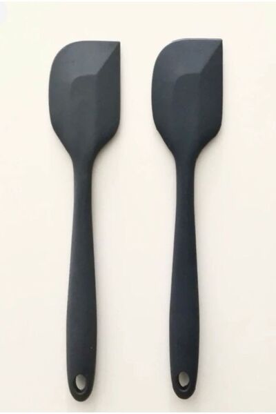 YDGR Antrasit Modern Silikon Yassı Spatula