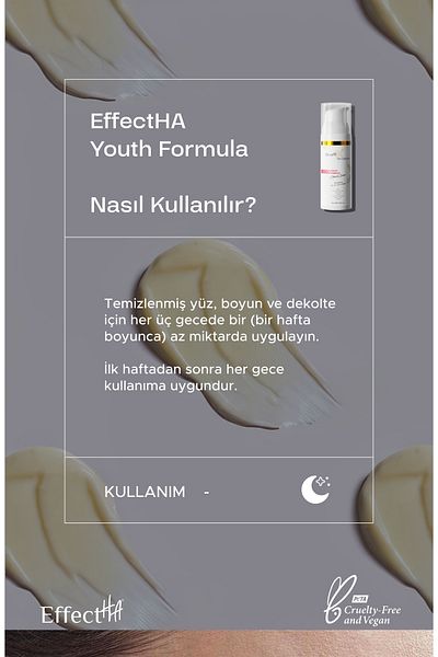 EffectHA Youth Formula 50ml - Anti-Aging Night Care Serum for All Skin