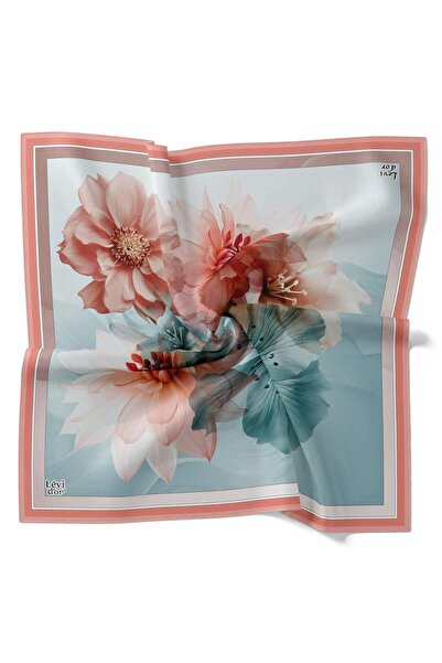 Levidor Μεταξωτό μαντήλι Tivil 4093 - 2 Μικτό σχέδιο ροζ