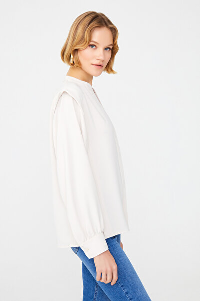 Naramaxx V Yaka Dökümlü Bluz