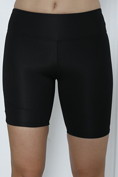 Nicoletta High Waist Recovery Black Women's Shorts - Cycling Biker Tights
