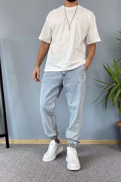 Alışveriş Sokağı Boyfriend Jogger Jeans με ελαστικά πόδια
