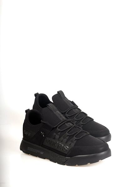 Wickers 2300 Black Smoked Wickers Nubuck Sneakers