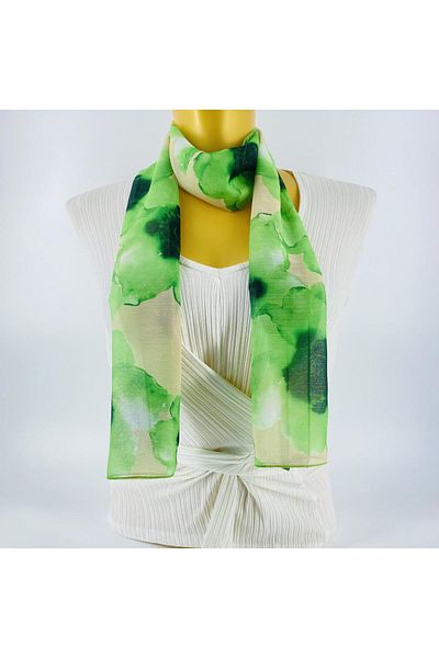 Tedz Collection PAREDORA Forest Green Long Scarf