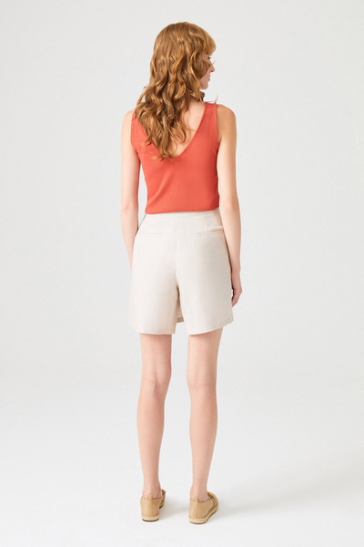 Naramaxx Keten Karışımlı Şort Etek