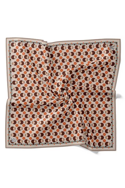 Levidor وشاح تيفيل الحريري 4094 - 14 نمط مختلط من فرو المنك