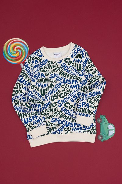 U.S. Polo Assn. Boys' Cream Sweatshirt 50293460 -Vr071