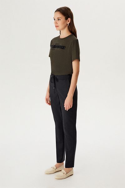 Naramaxx Carrot Form Trousers with Lace-up Waist