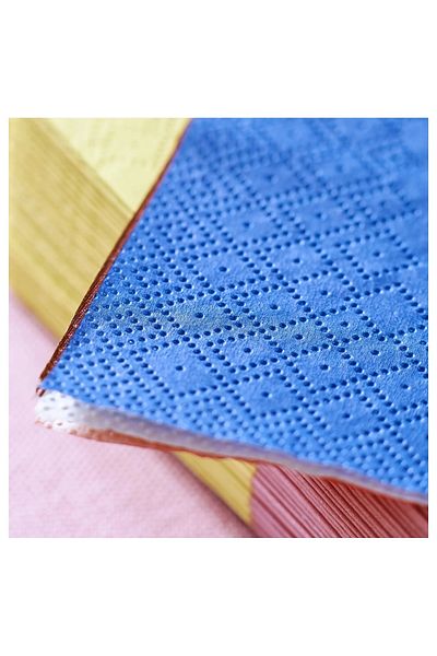 merni Geometric Modern Colorful Patterned Paper Napkin 33X33 cm 15 Pieces