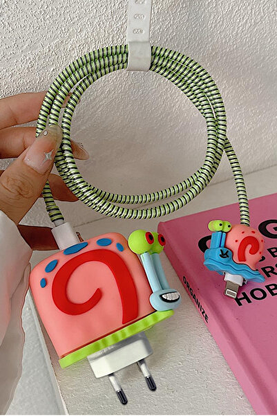 WANNA PROTECT Iphone 20W Uyumlu Şarj Kablosu Başlığı Adaptörü Koruma Kablo Ko...