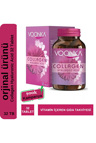 Voonka Collagen Hyaluronic Acid 32 Tablet (32 GÜNLÜK)