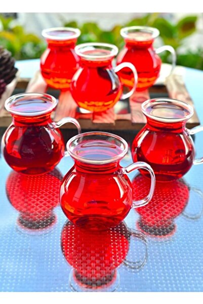 AROW Keyif 6-Piece Borosilicate Glass Cup Tr-3917