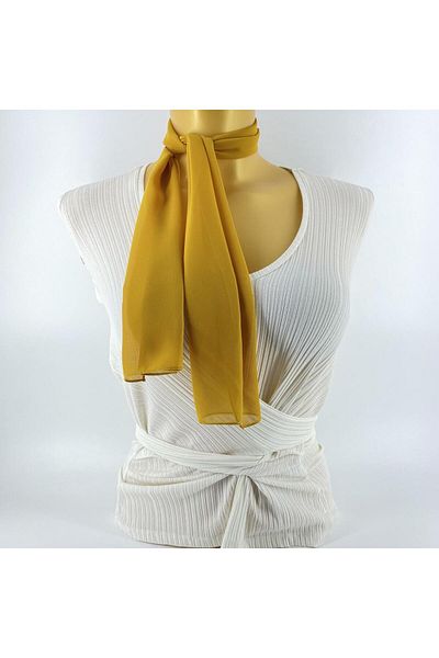 Tedz Collection PAREDORA Sunflower Yellow Short Scarf