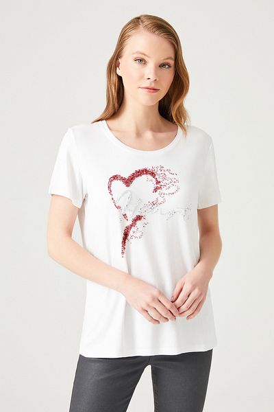 Naramaxx Sequin Embroidered T-shirt