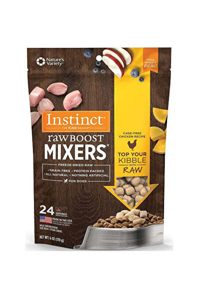 INSTINCT Raw Boost Mixers Chicken Freeze Dried Dog Food Topper - 14OZ