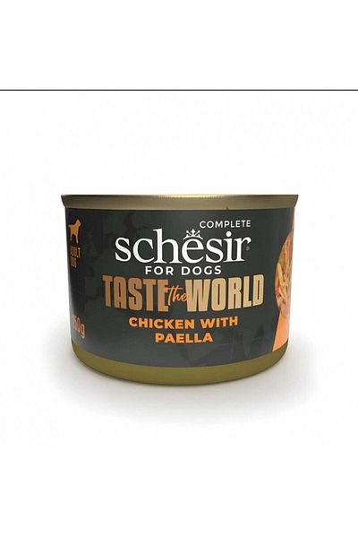 Schesir Taste The World Dog Wholefood Chicken with Paella Wet Food 150g