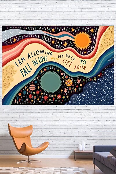 Vendini Fall In Love Duvar Örtüsü Duvar Halısı Wall Tapestry