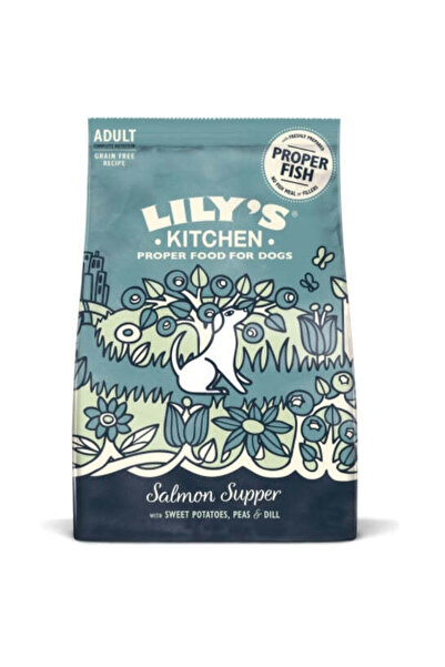 Lily's Kitchen طعام جاف للكلاب البالغة من سالمون سابر - 12 كجم