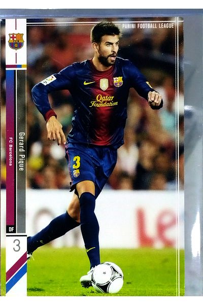 Panini Gerard Pi̇que 2013 Bandai̇ Panini̇ Card