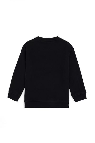 U.S. Polo Assn. Boy's Black Basic Crew Neck Sweatshirt 50295151 -Vr046