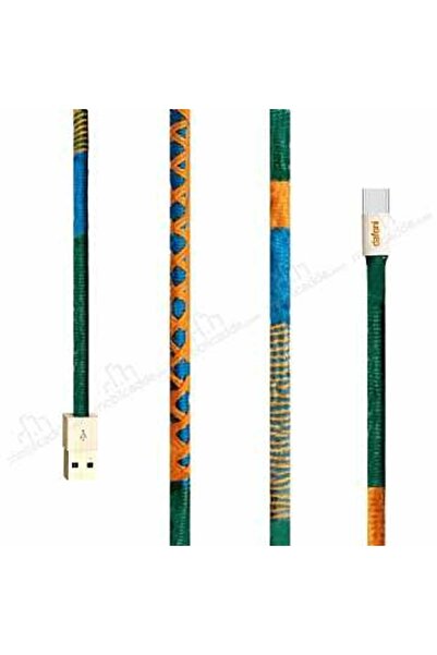 Dafoni Prehnite Örgü Type-c Data Kablosu 1m