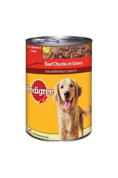 Pedigree Beef Chunks in Gravy Wet Dog Food - 400G