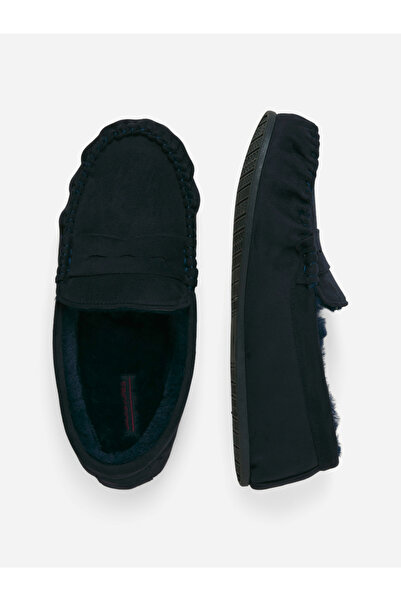 Jack & Jones Faux Fur Trim Moccasins