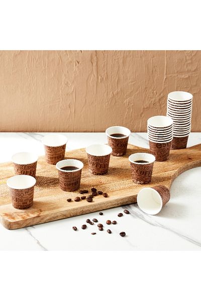 Falcon 50-Piece Paper Cup Set - 74 ml