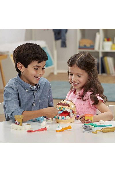 TOYFEST مجموعة عجينة لعب طبيب الأسنان