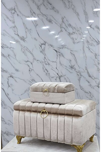 Duru Çeyiz Sandıkları YGD GRUP MDF 2*Lİ  SET DAMAT GELİN BOHCASI