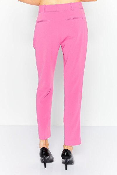 Michael Kors Women Straight Leg Plain Pants, Pink