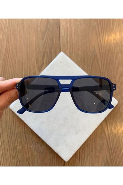 fethi mekik Rectangular Model Sunglasses with Uv400 Protection