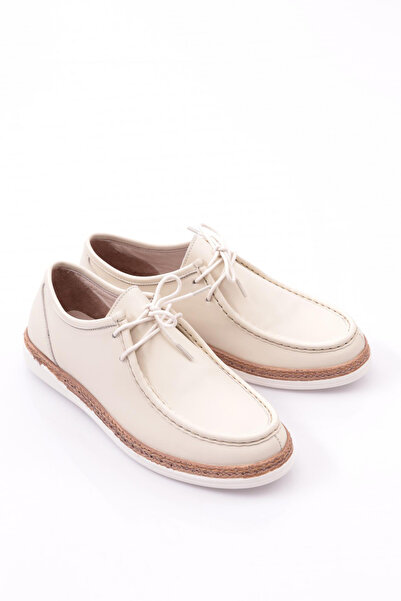 DGN Жіночі туфлі Comfort з шнурівкою, натуральна шкіра, білий 263152453