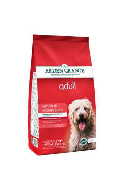 Arden Grange طعام جاف للكلاب البالغة بنكهة الدجاج والأرز الطازج - 12 كجم