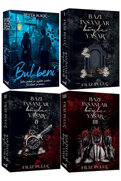İndigo Kitap Bul Beni + Bazı İnsanlar Böyle Yaşar  1 - 2 -3  Karton Kapak 4 '...